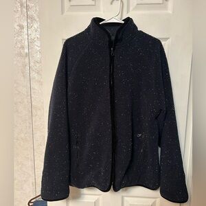 Tailor B Moss Clothing Company Vintage Sherpa Navy Zip Jacket Medium
